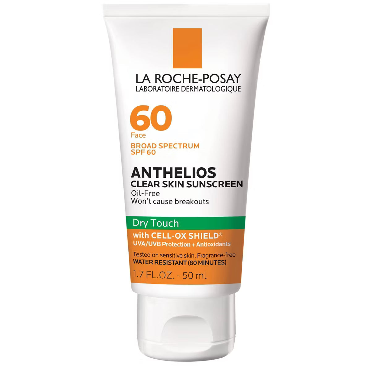 La Roche-Posay - Anthelios Clear Skin Dry Touch Sunscreen SPF 60 50ml