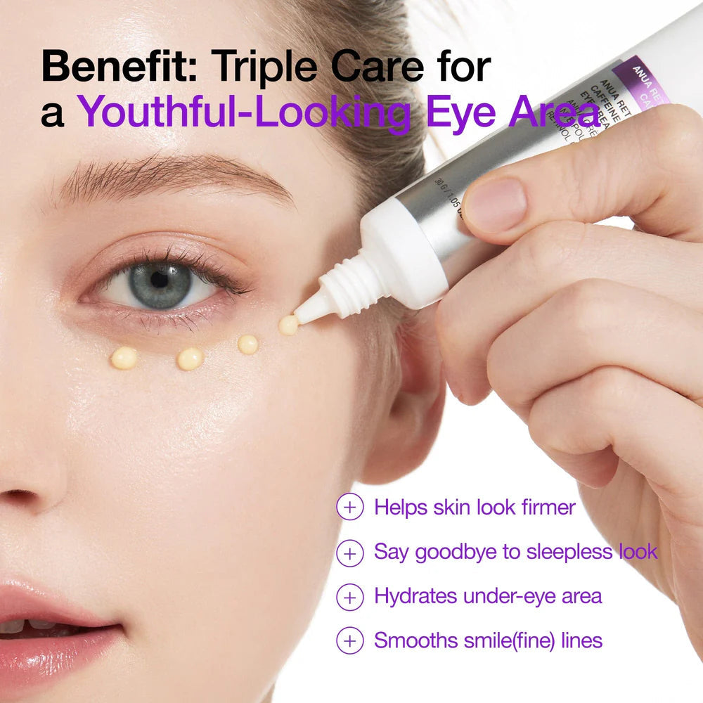 Anua - Retinol 0.1 Caffeine Revitalizing Eye Cream 30g