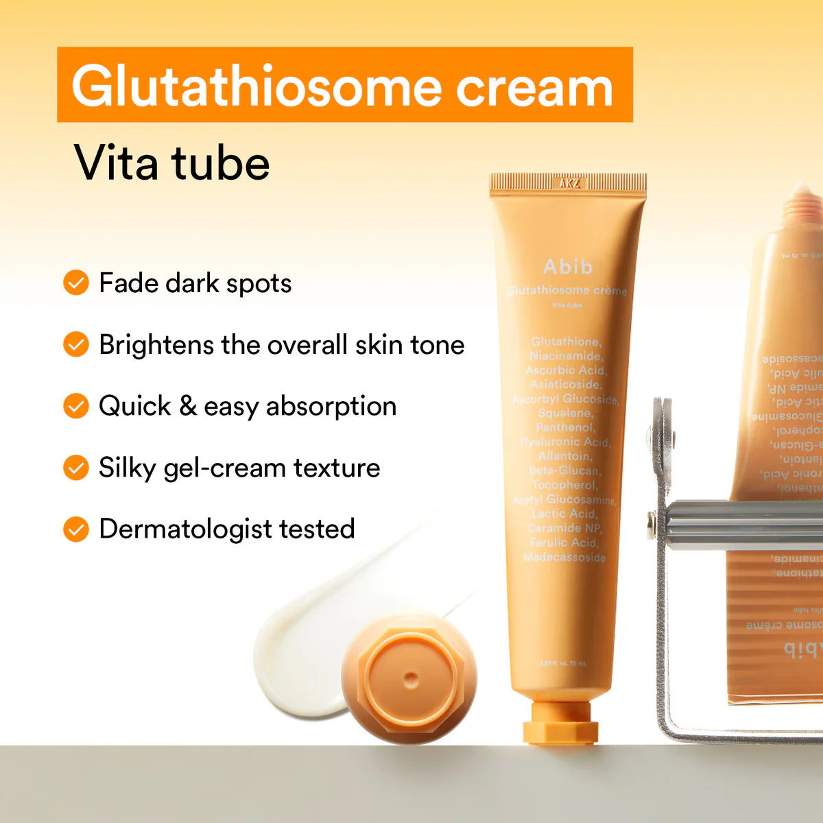 Abib - Glutathiosome Cream Vita Tube 75ml