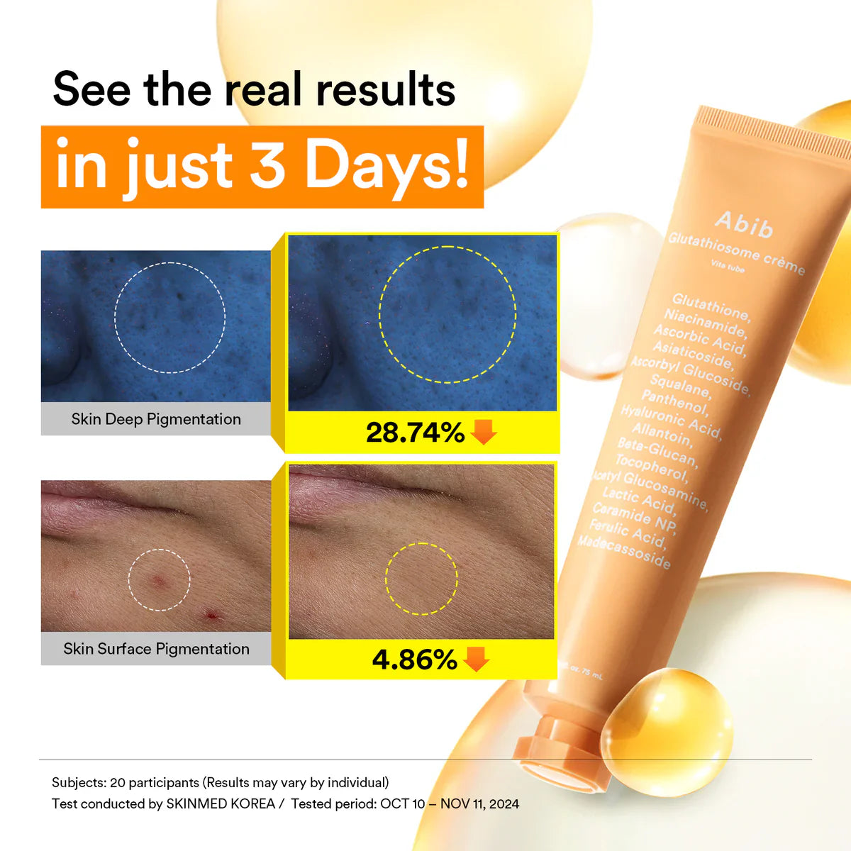Abib - Glutathiosome Cream Vita Tube 75ml