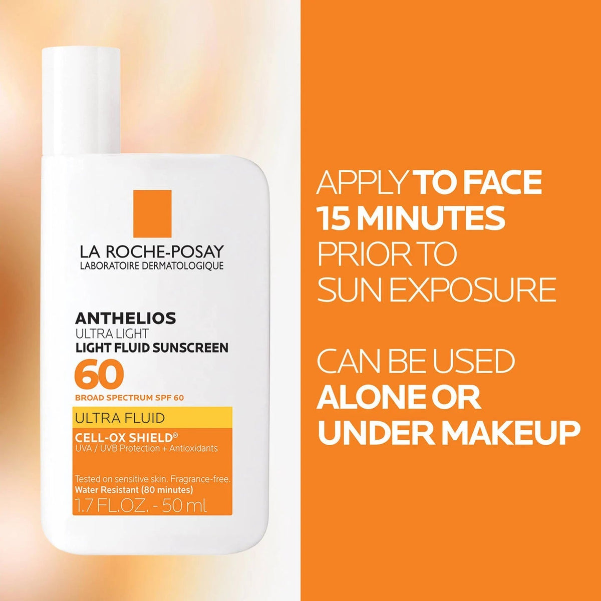 La Roche Posay - Anthelios Ultra Light Fluid Sunscreen SPF 60 50ml