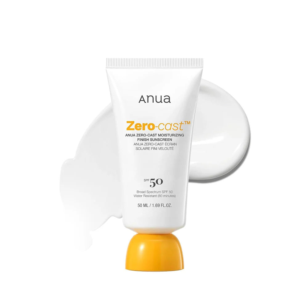 Anua - Zero Cast Moisturizing Finish Sunscreen SPF50+ 50ml