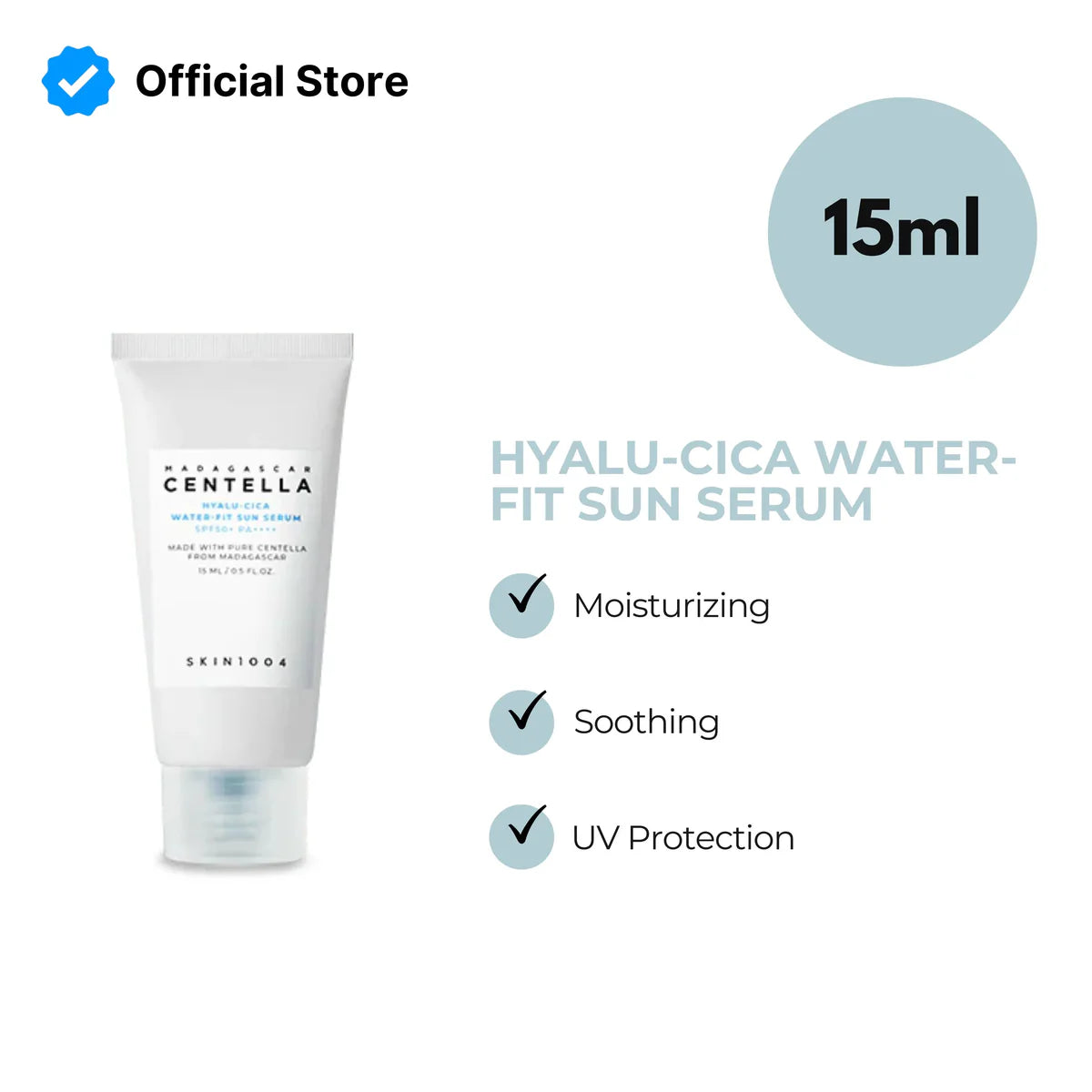 Skin1004 Centella Hyalu-Cica Water-Fit Sun Serum 15ml