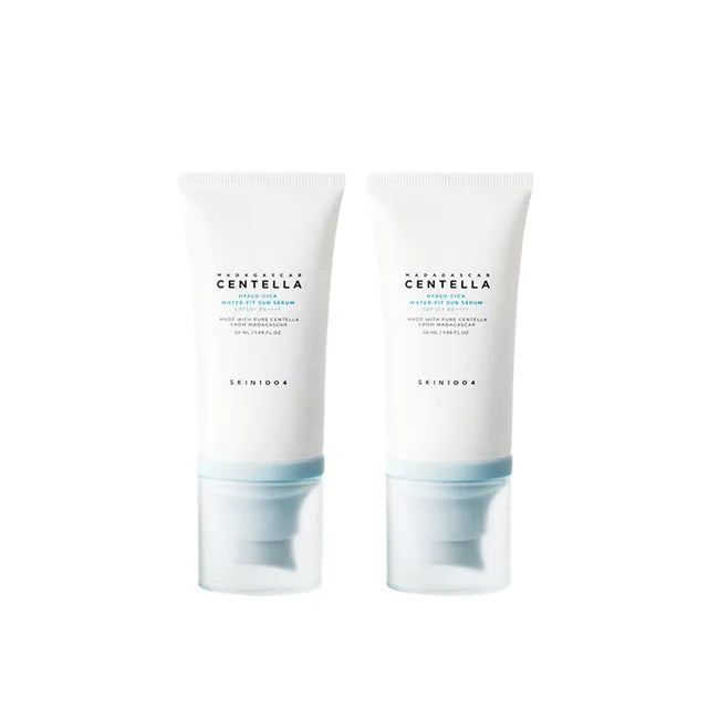 Skin1004 - Madagascar Centella Hyalu-Cica Water-Fit Sun Serum (50ml x 2) Twin Pack